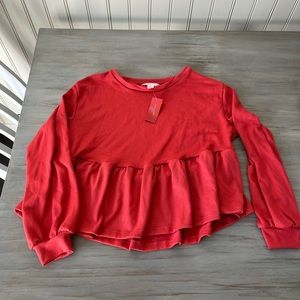 Jillian Harris x Joe Fresh peplum shirt NWT